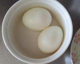 残った煮物の煮汁に卵漬けちゃいました☆作り方1写真