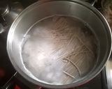 冷やし肉つけソバ（乾麺の重曹茹で）作り方4写真