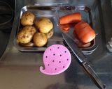 ポテトサラダ(ディル,くるみ).白ワイン作り方1写真