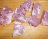 夏バテに❀ 鶏もも肉ときゅうりの梅煮作り方1写真