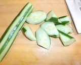 夏バテに❀ 鶏もも肉ときゅうりの梅煮作り方6写真
