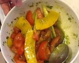バジルで爽やか パスタ風アレンジそうめん作り方3写真
