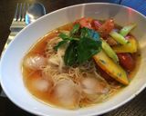バジルで爽やか パスタ風アレンジそうめん作り方5写真