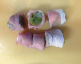 再現居酒屋メニュー レタス豚串焼き作り方6写真