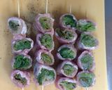 再現居酒屋メニュー レタス豚串焼き作り方8写真