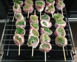 再現居酒屋メニュー レタス豚串焼き作り方9写真