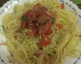 簡単トマトの冷製パスタ作り方6写真