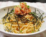 極旨っ♡明太子スパゲティー作り方5写真