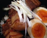 角煮丼♪味玉付き作り方4写真