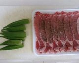 お弁当のおかずに！オクラの豚肉巻き♪作り方1写真