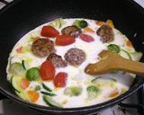 夏野菜とミニハンバーグのクリーム煮♪作り方7写真