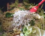 ちりめんじゃことサラダの塩焼そば作り方7写真