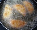 残り物のポテサラでハムフライ作り方3写真