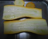 イエローズッキーニとベーコンの卵炒め作り方3写真