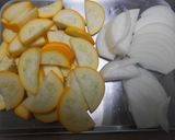 イエローズッキーニとベーコンの卵炒め作り方6写真