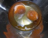 イエローズッキーニとベーコンの卵炒め作り方7写真