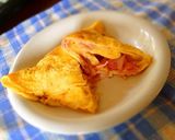 ふわっふわ ベーコンのオムレツ作り方5写真