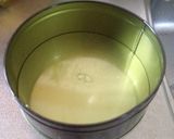 空き缶で！ベイクドチーズケーキ作り方3写真