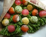 食べられる花束！ブーケてまり寿司作り方6写真
