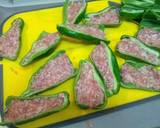 糖質制限中でも安心 簡単ピーマンの肉詰め作り方3写真