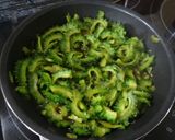 ご飯がススム！我が家のゴーヤきんぴら作り方4写真