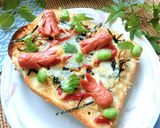『和味にほっこり♡』ソーセー人トースト作り方6写真