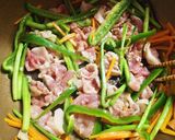 野菜たっぷり、豚肉でチャプチェ作り方4写真