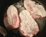 簡単！豚ロース厚切りの甘酢トンテキ作り方4写真