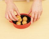 介護食　やわらかたこ焼きの明石焼風作り方1写真
