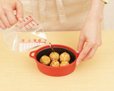 介護食　やわらかたこ焼きの明石焼風作り方2写真