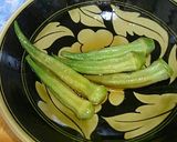 漬けておくだけ！オクラポン酢作り方2写真