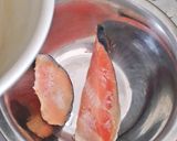 鮭のチャウダー。作り方1写真