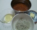 ゴーヤとちりめんじゃこの味噌煮込み作り方1写真