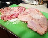 男の照り焼きチキン作り方1写真