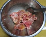 豚肉とかぼちゃの甘酢炒め作り方1写真