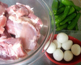 鶏もも肉とししとうの酢醤油煮作り方1写真