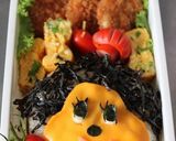 モンチッチ40週記念キャラ弁作り方7写真