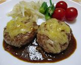 ★簡単！美味しい＊チーズハンバーグ＊♪作り方8写真