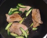 豚肉ときゅうりの吉田ソース炒め作り方3写真