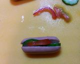 簡単デコ♪ウィ二ーの飾りホットドッグ作り方7写真