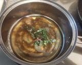とろろ昆布の優しいお吸い物＊*しそ梅風味作り方1写真