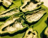 リメイク☆キーマカレーのピーマン詰め作り方1写真
