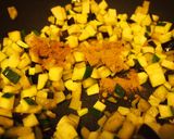 フライパン1つで☆夏野菜のキーマ風カレー作り方2写真