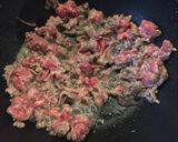 セロリと牛肉の餡かけ焼きそば作り方6写真