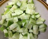 懐かしい北京の食堂の味!白瓜と卵炒め作り方1写真