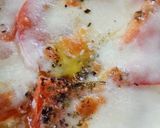 トマトとモッツァレラチーズのバジル焼き作り方2写真