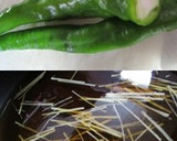 万願寺とうがらし茗荷煮浸し 温も涼も作り方1写真