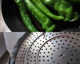 万願寺とうがらし茗荷煮浸し 温も涼も作り方2写真