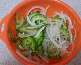 ひよこさんちのゴーヤサラダ作り方2写真