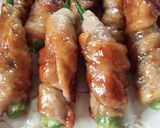 オクラの豚肉巻き作り方6写真
